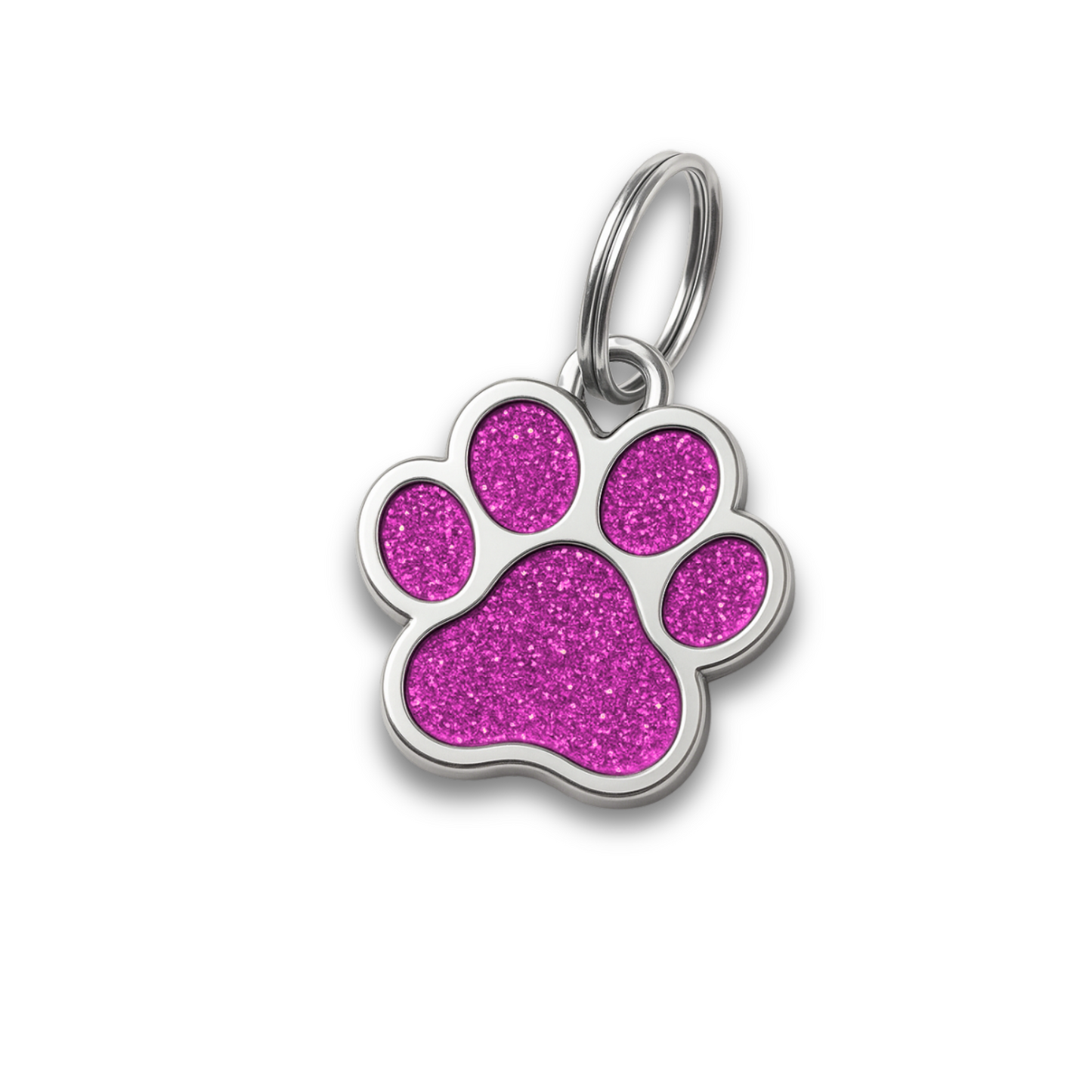 Médaillon Patte Glitter - Gravure offerte