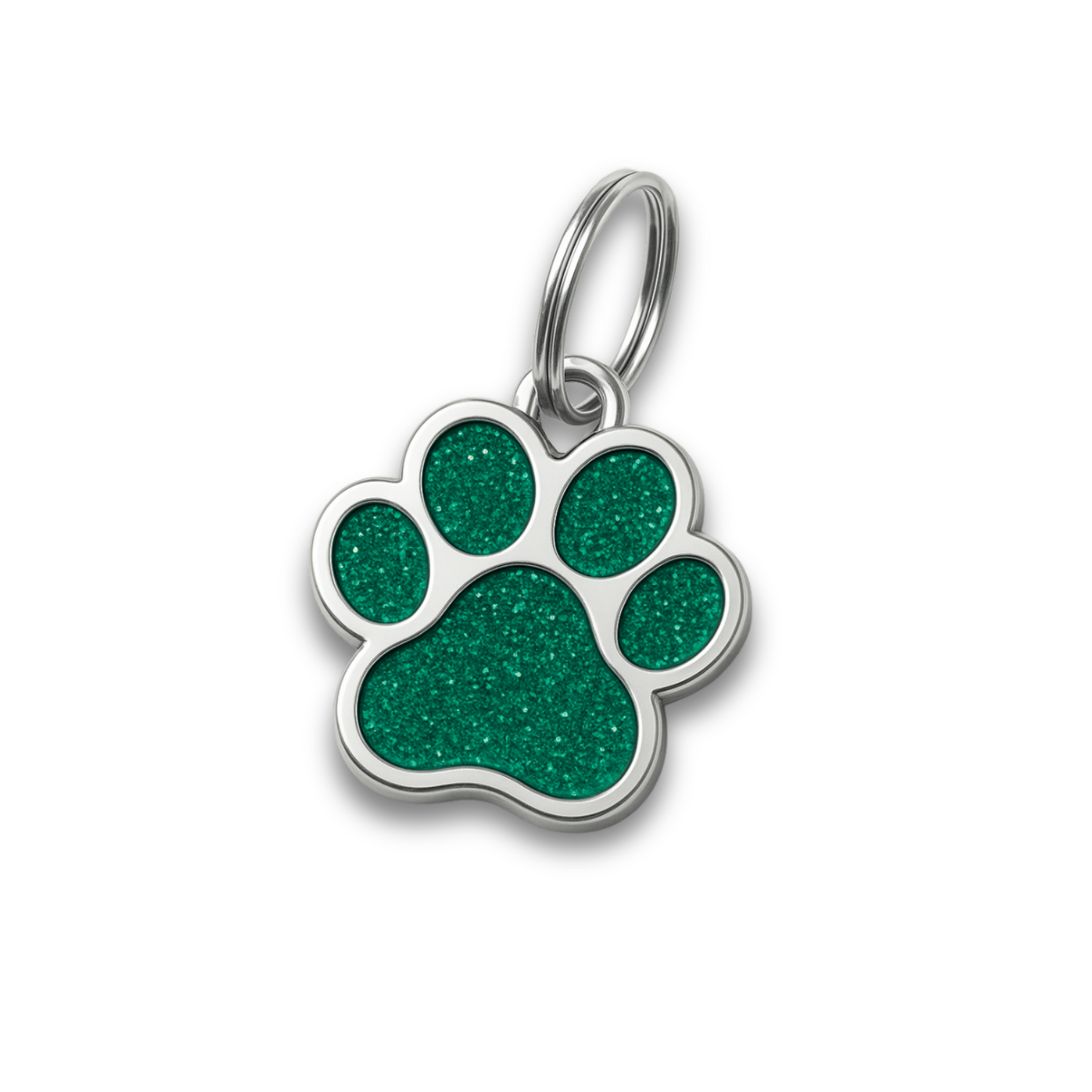 Médaillon Patte Glitter - Gravure offerte