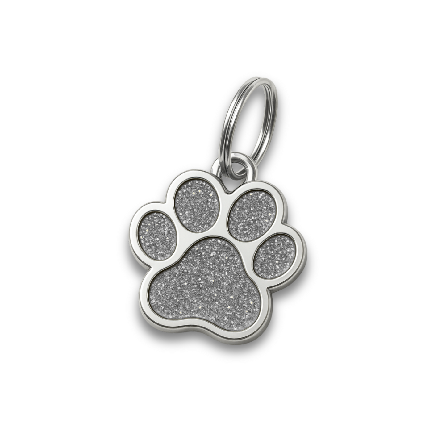 Médaillon Patte Glitter - Gravure offerte