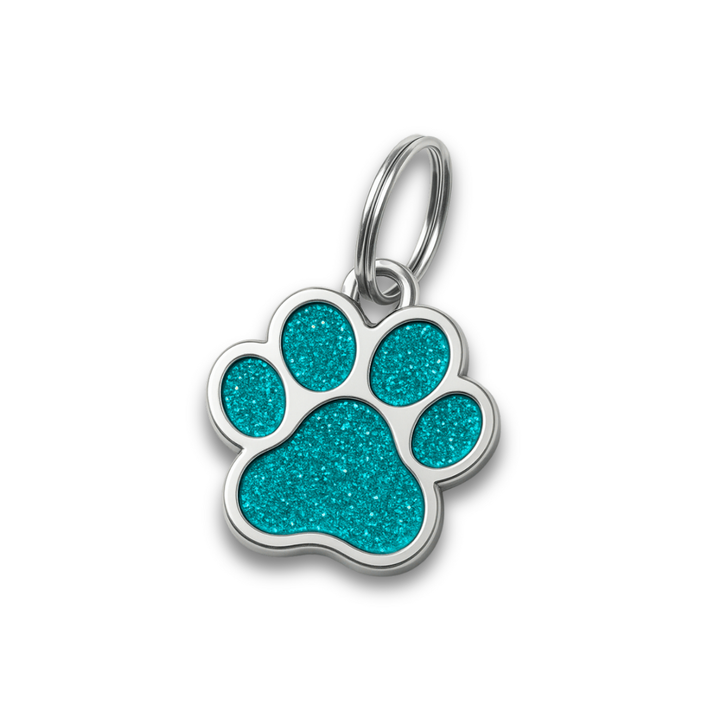 Médaillon Patte Glitter - Gravure offerte