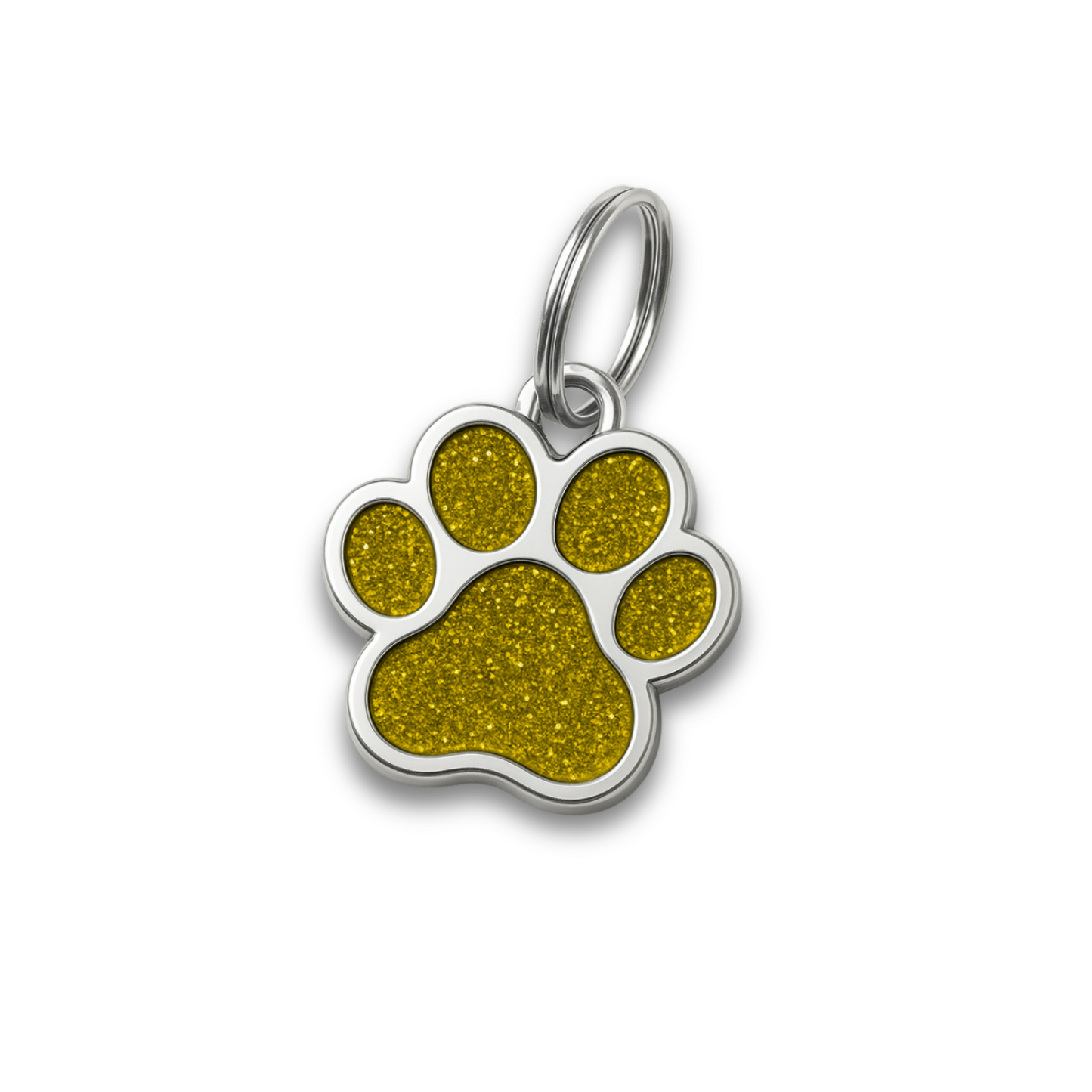 Médaillon Patte Glitter - Gravure offerte