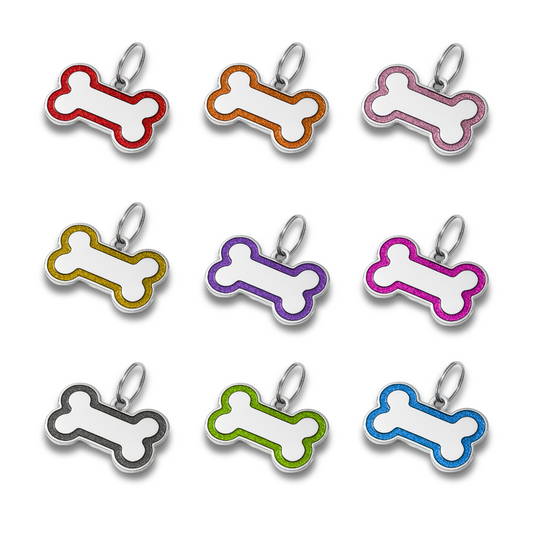 Médaillon Os Glitter - Gravure offerte