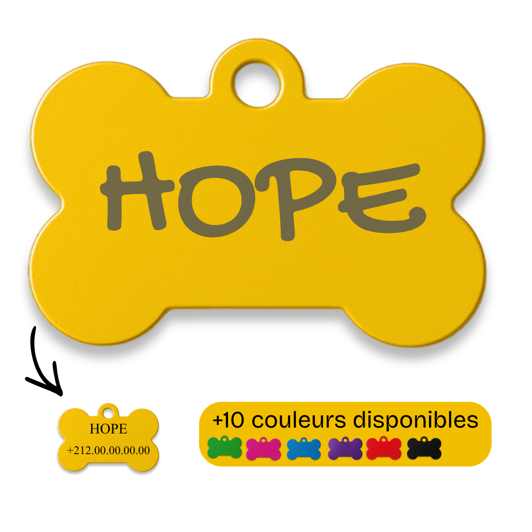 Médaillon Os Color - Gravure offerte